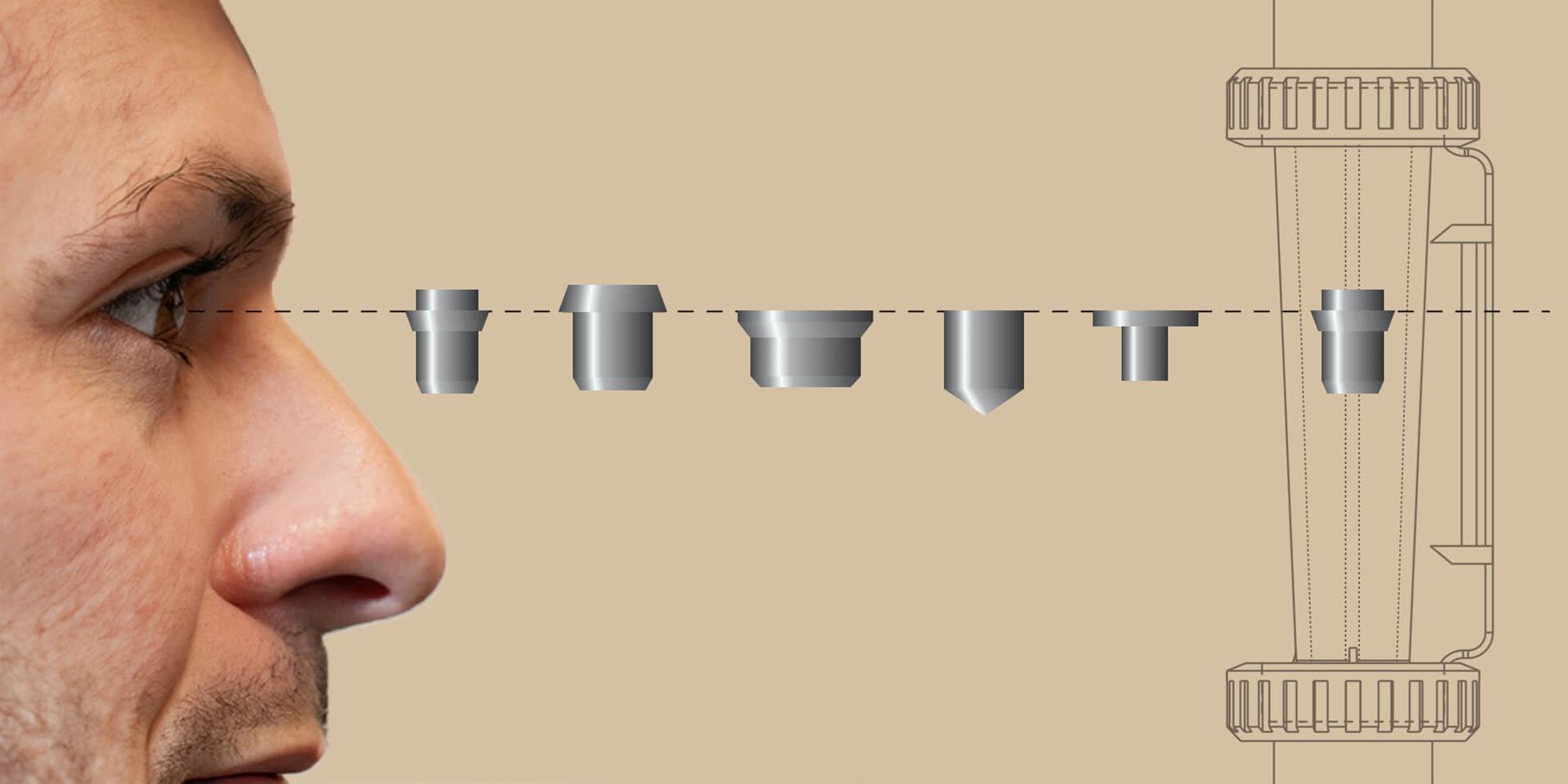 Read Flow Rate through the Float