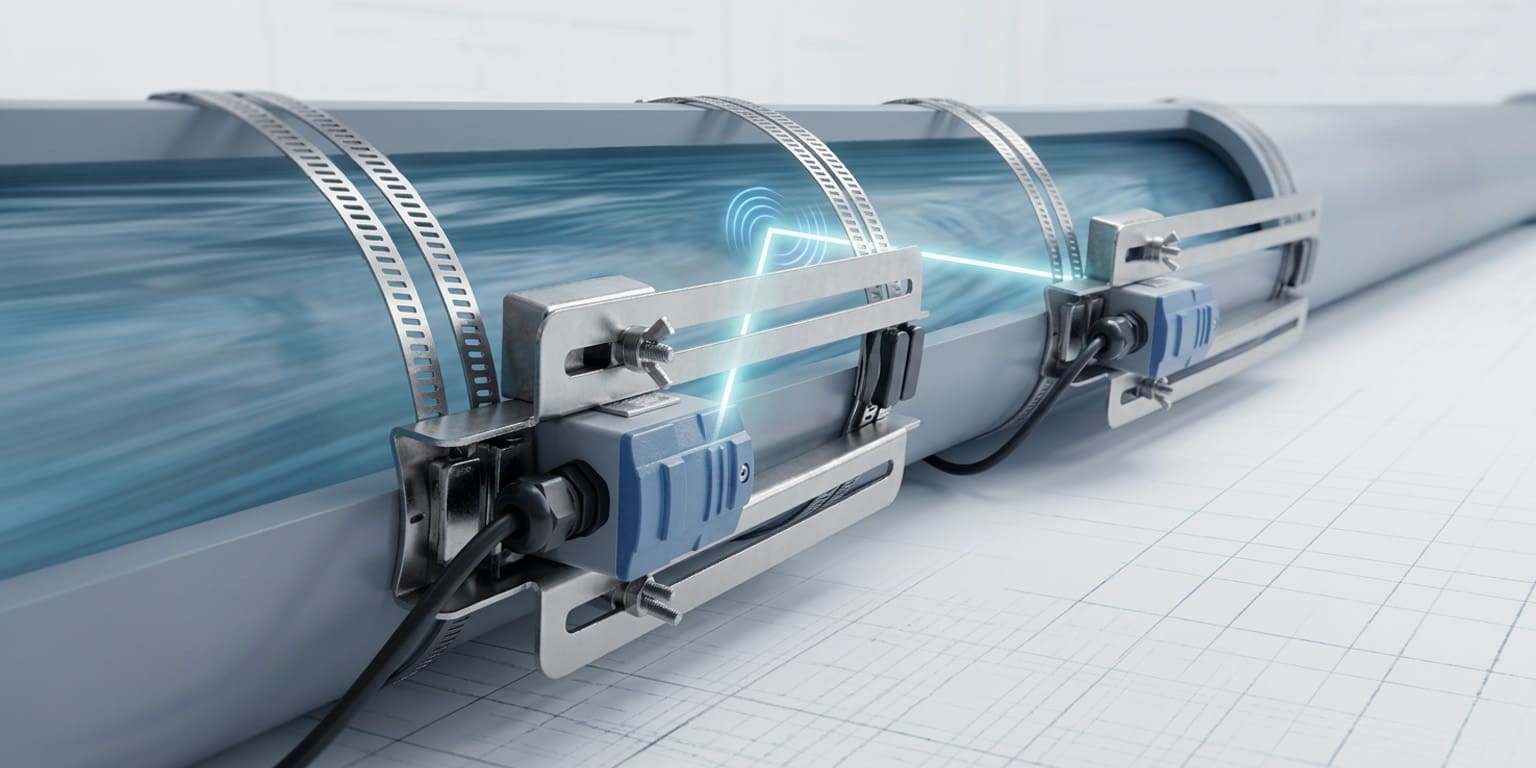 Ultrasonic Flow Meter คืออะไร หลักการทำงานแบบไม่สัมผัส