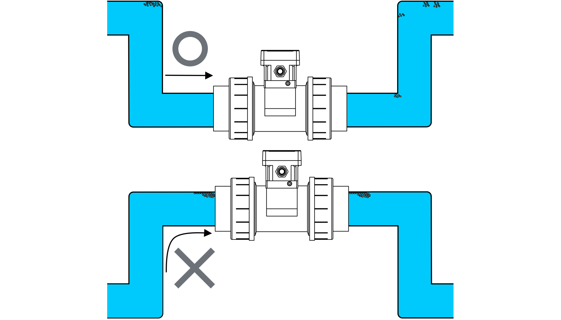 Horizontal pipe