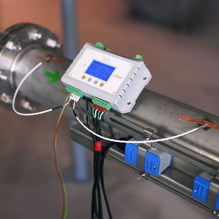 Flowmeter in utility tunnel