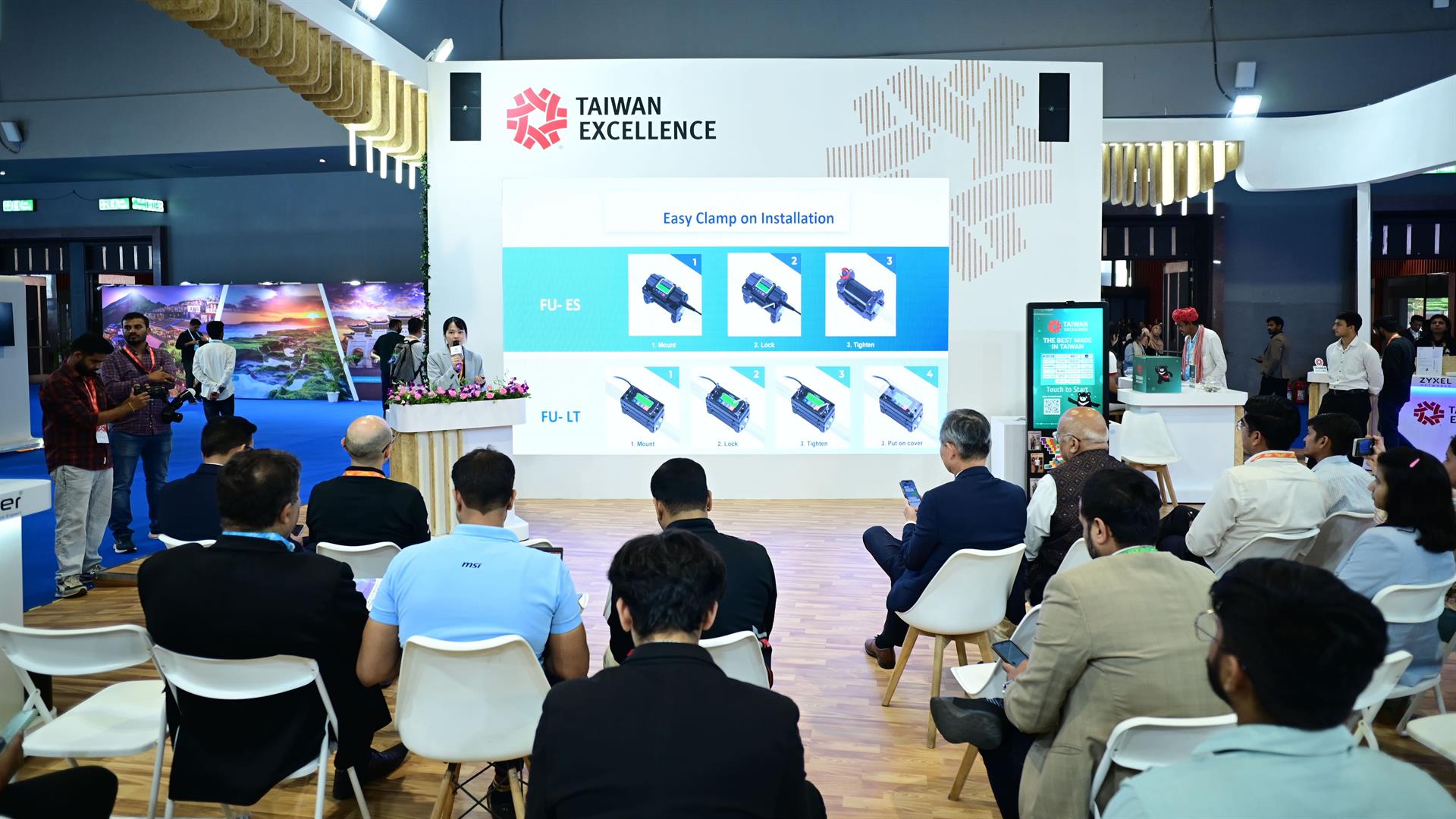 LORRIC – Taiwan Expo in India－Presentation Photo courtesy of TAITRA