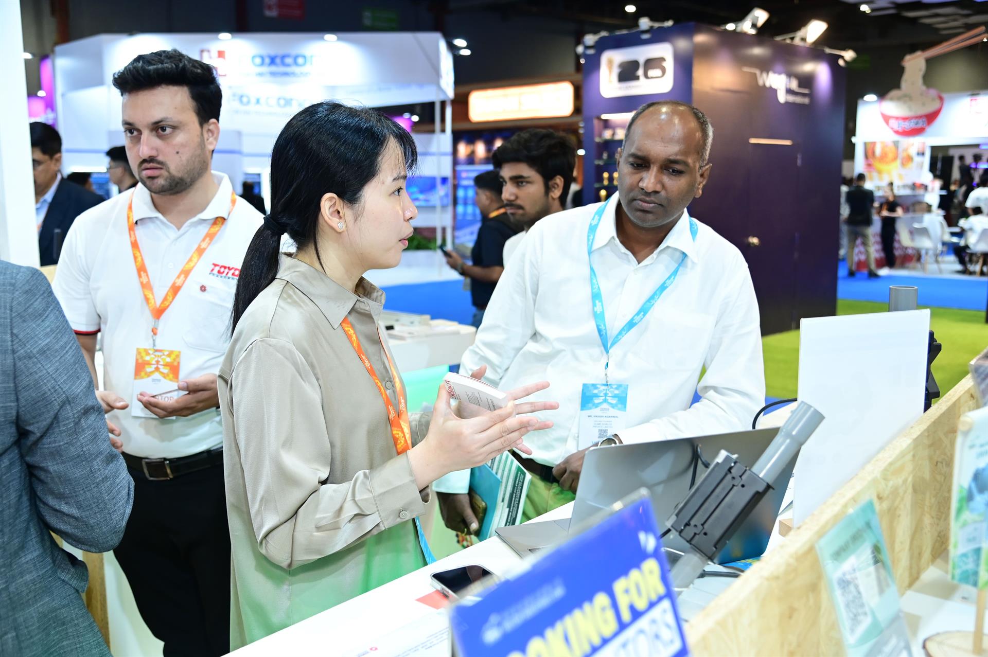 LORRIC in One-on-One Meeting with Indian Buyers 1– Photo courtesy of TAITRA