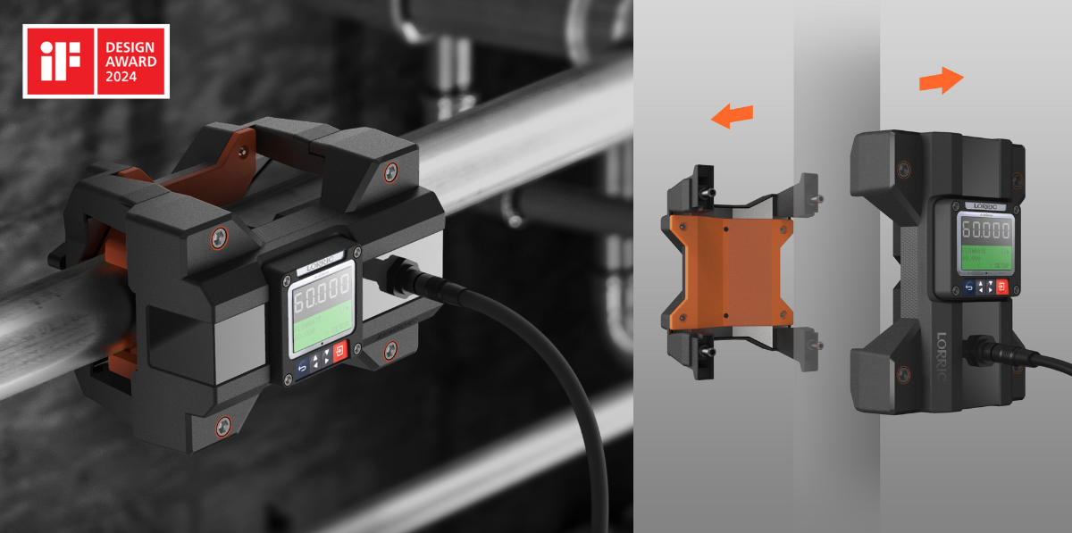 LORRIC คว้ารางวัล iF Design Award สำหรับเครื่องวัดการไหลแบบอัลตราโซนิก EchoSense