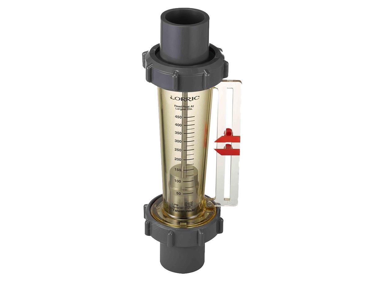 F45-Series-1-LORRIC-Water-treatment-PCB-Cleaning-346-mm-large-size-patented-dual-indicator-flow-meter-v1