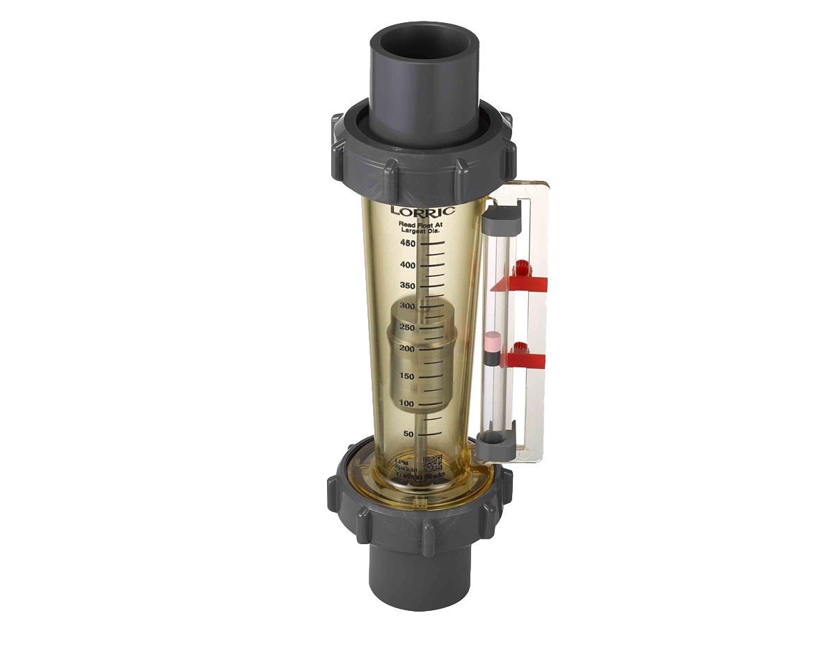 F45-Series-2-LORRIC-Water-treatment-PCB-Cleaning-346-mm-large-size-patented-dual-indicator-flow-meter-v1