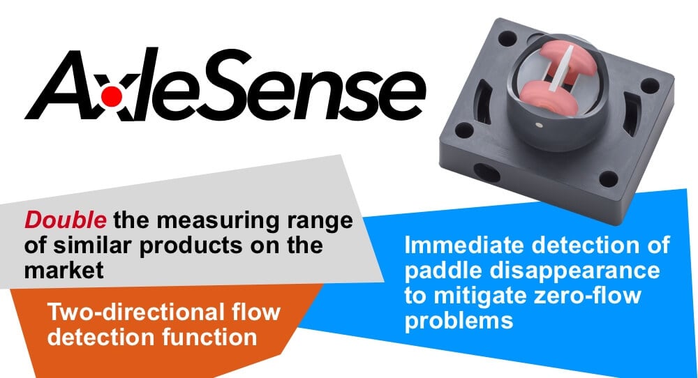 FP-AS510 patent AxleSense paddlewheel flowmeter-features