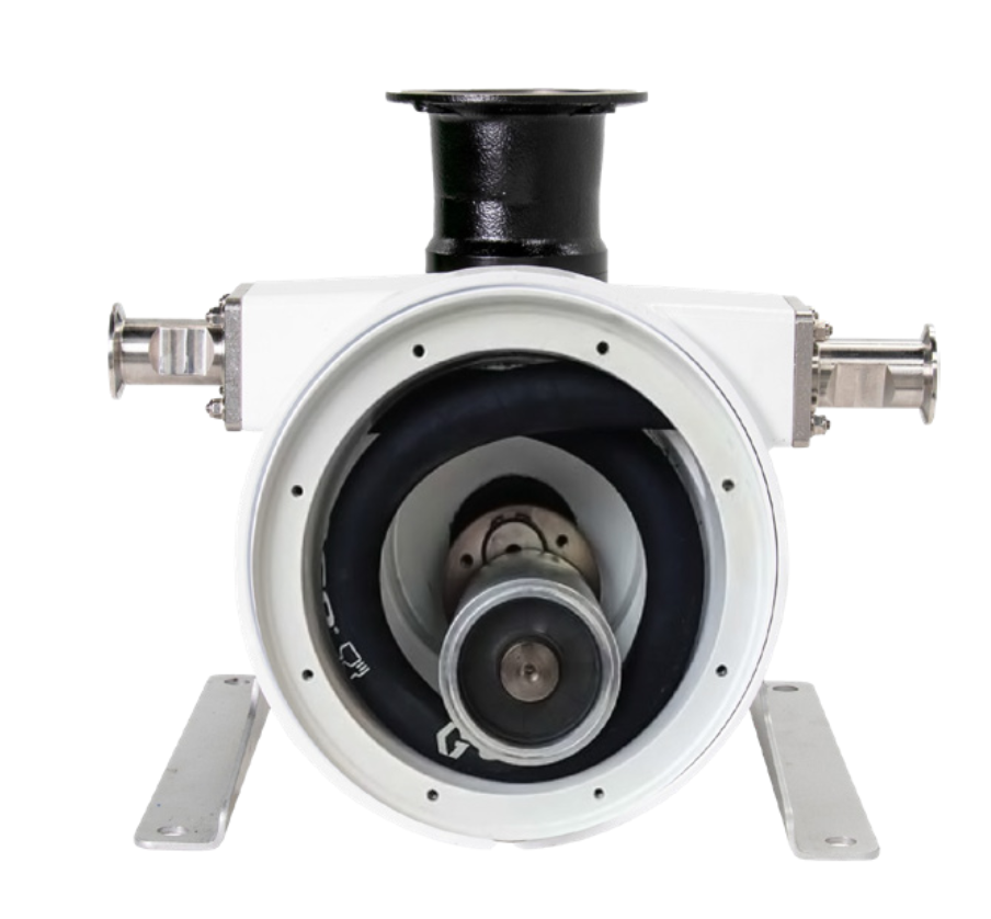 Exclusive Single-Roller Design for Higher Flow and Longer Hose Life