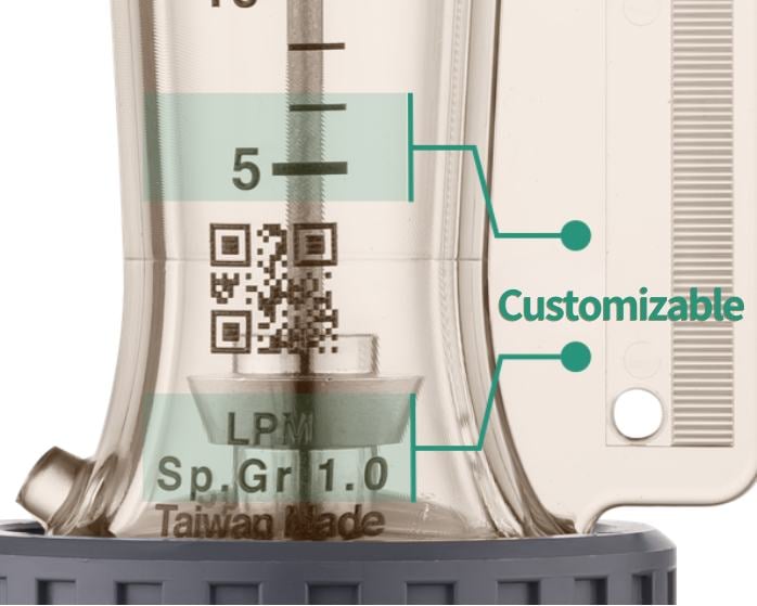 Flowmeter scale customization