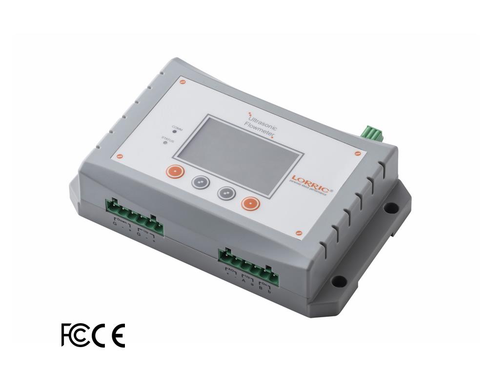 The difference between ultrasonic and paddle wheel flow meters:    1. Necessity of pipe cutting  Ultrasonic Flowmeter (clamp-on): It is non-invasive meaning you do not have to cut into the pipe to install it. User places two transducers on the pipe surface and uses the sound wave that transmits between transducer A and transducer B to measure the flow rate. Paddlewheel Flowmeter: This is an inline meter (cut into the pipe) that uses the rotation speed of the paddle to calculate the flow rate.    2. Effects to measuring accuracy and attrition by the variety of fluid’s physical properties  The paddlewheel requires the user to cut into the pipe to install and uses the rotation of the paddle as a source of measurement. Impurities, particles and crystals can damage the paddle. With our 3 part system we are able to easily replace a damaged paddle without replacing the whole flow meter. On the other hand, the ultrasonic flowmeter uses a crossing sound wave. Therefore, large particles will not directly damage the flowmeter, but could be a deterrent to accurate or stable reader data because it could reflect or impair the sound wave.  Contact Us      Products you may also like FU-TX 310 clamp-on ultrasonic flowmeter