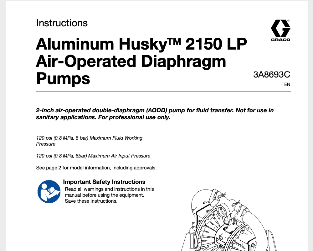 HUSKY 2150 LP Manual	