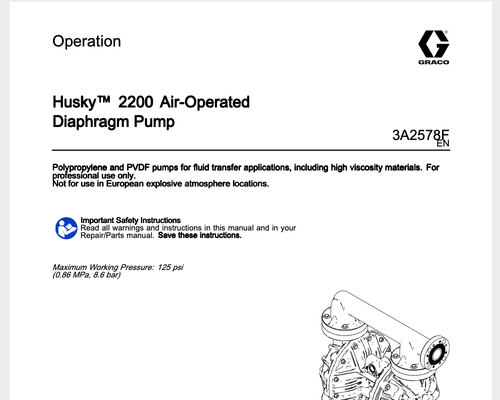 HUSKY 2200 LP Manual