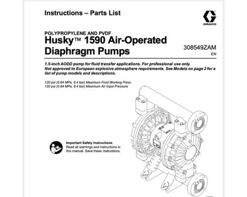 HUSKY 1590 操作手冊（適用PP,PVDF）