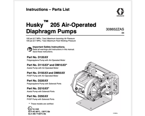 HUSKY 205 操作手冊